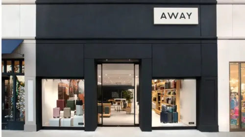 Storefront of an Away location
